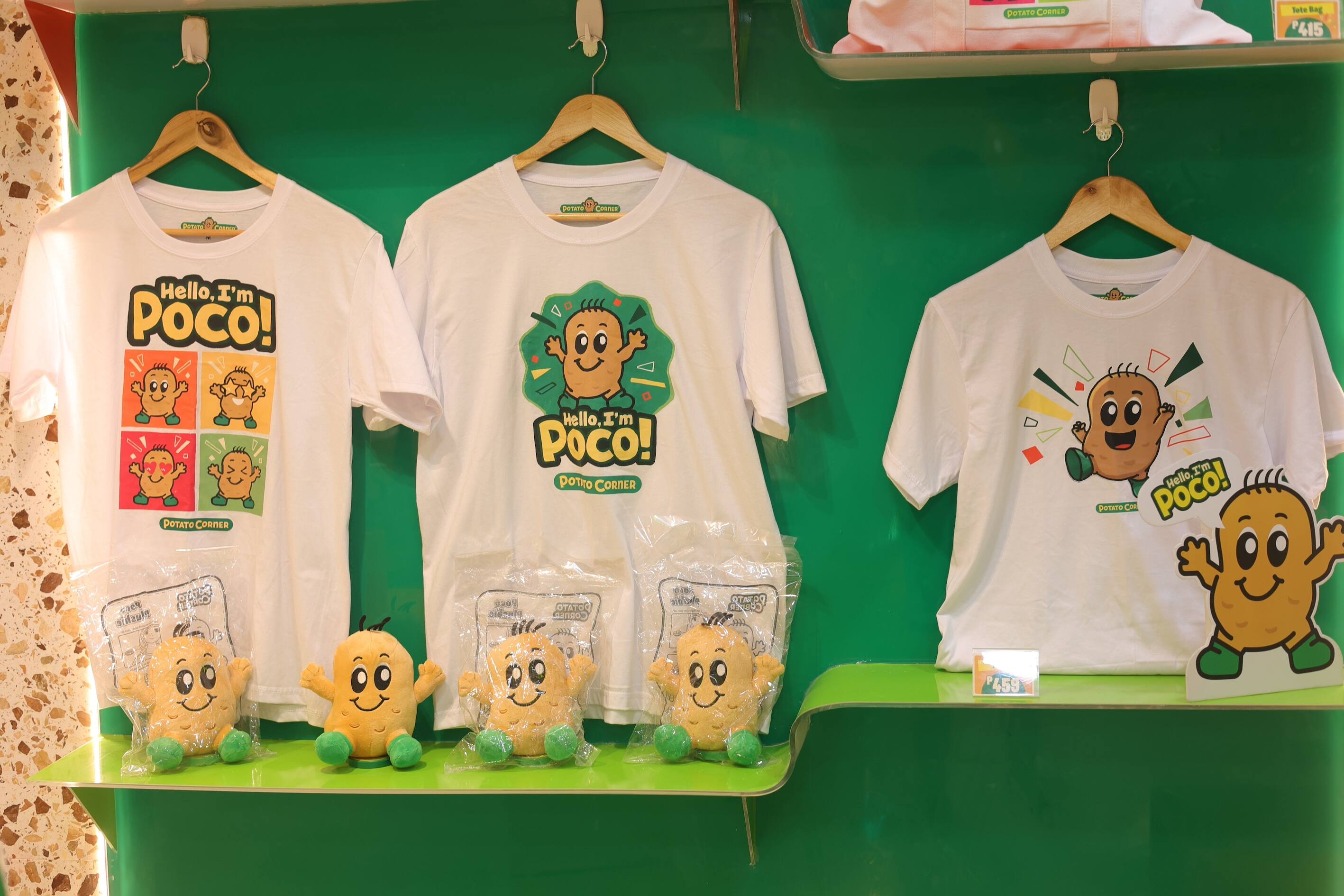 Aside from exclusive flavors, the Potato Corner XP Store at Glorietta 4 also offer exclusive merch and Poco plushies.